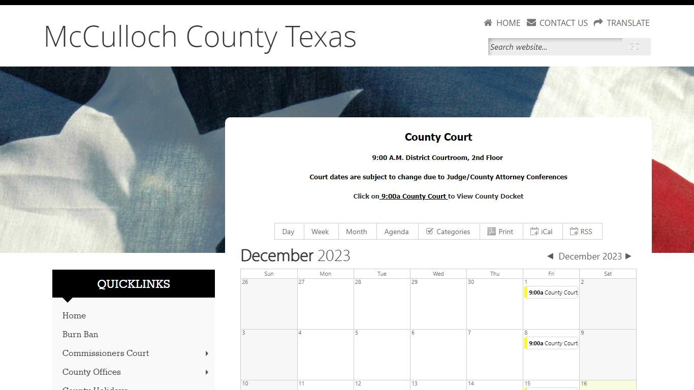 McCulloch County, Texas
